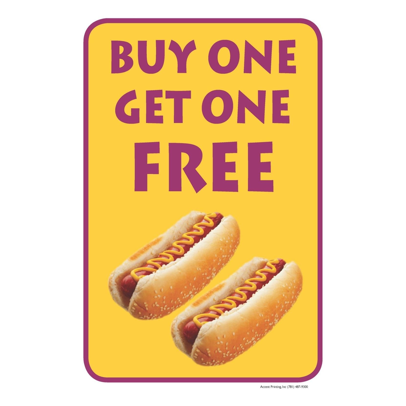 Retail Food Signs