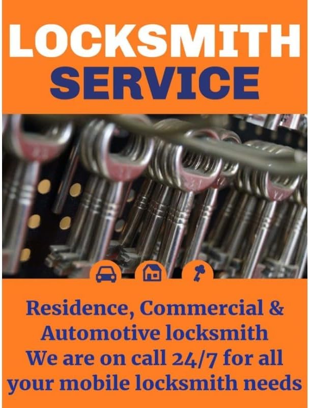 Locksmith Color Locksmith Service | Full Color Window Display Signs | 18
