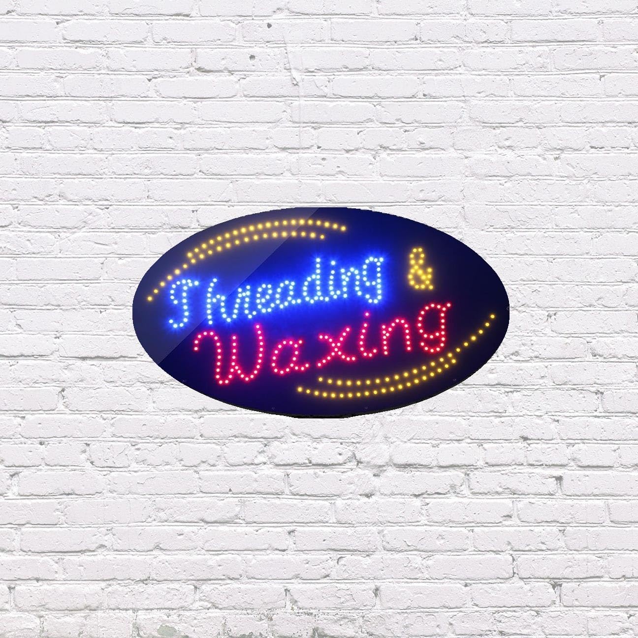 LED Threading & Waxing Sign | Light Up Sign | 15