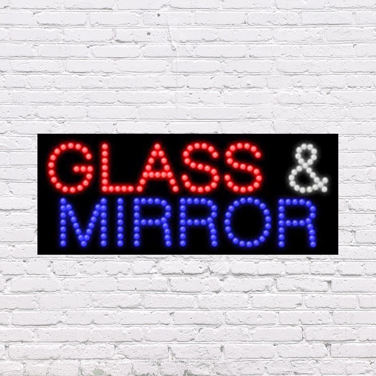 LED Glass & Mirror | Light-up Sign | 27