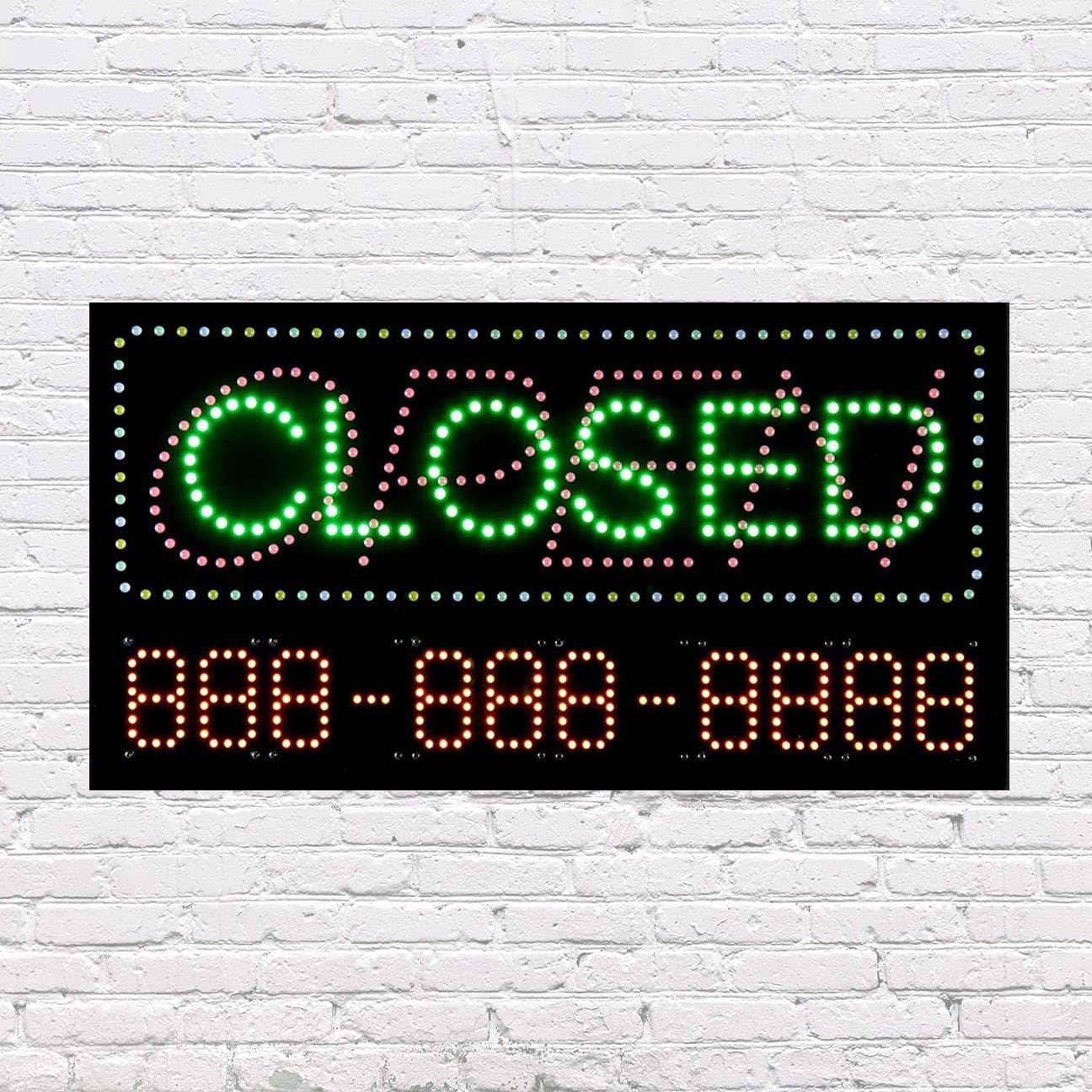 LED Custom Open/Closed Sign | Light Up Sign | 31