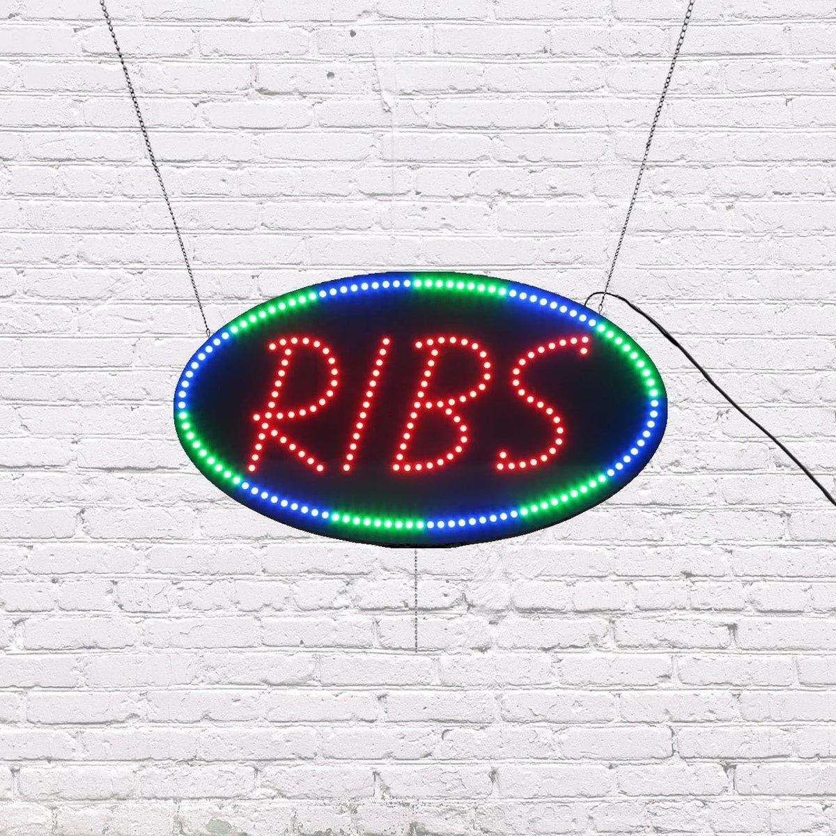 Barrel Ribs. Sign LED Ribs Sign | Light Up Sign | 15