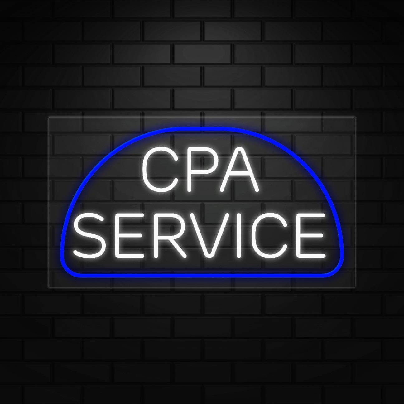 Cpa Display Label CPA Service Sign for Business Displays | LED Flex Neon | 37