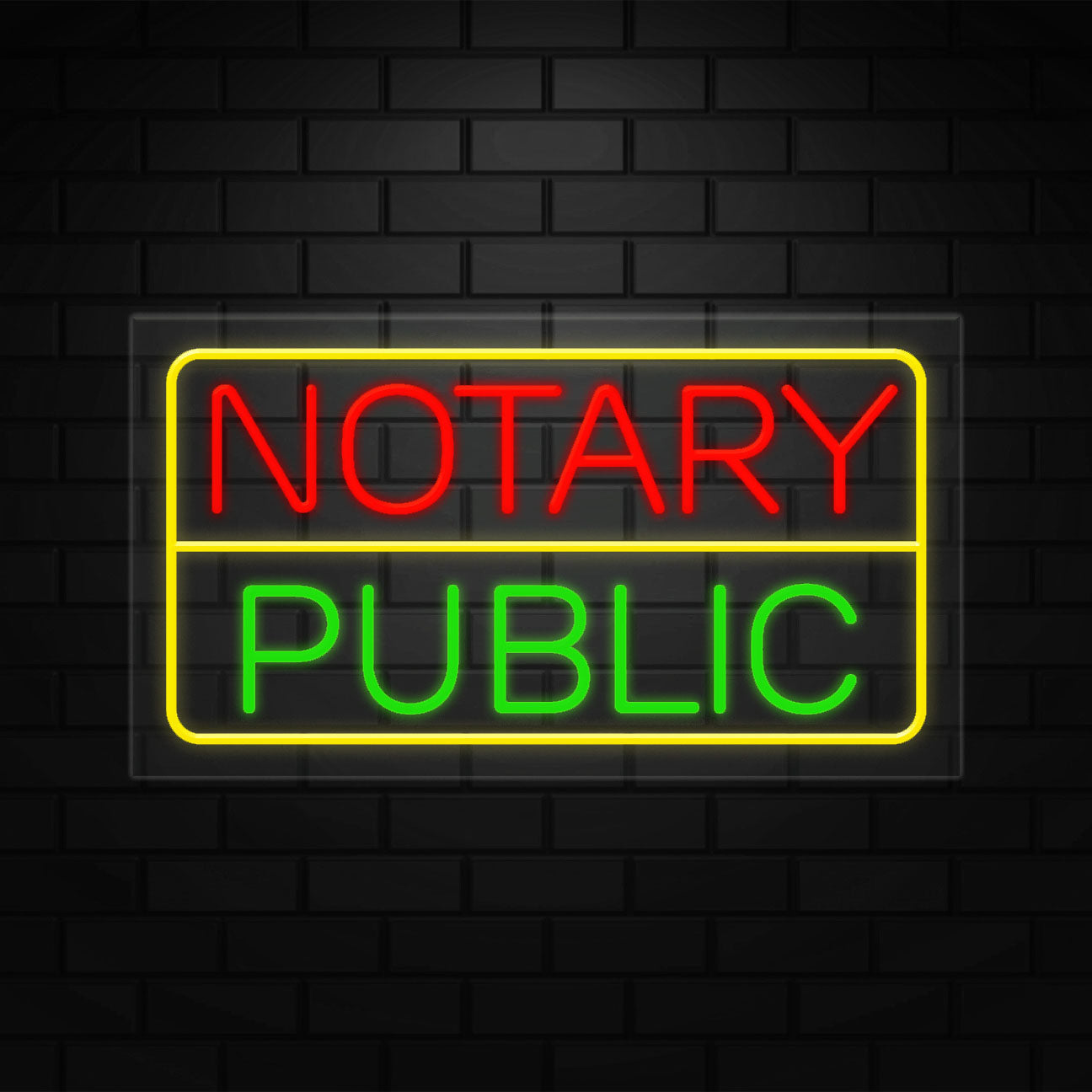 LED Flex Notary Public Neon Sign for Windows | 37