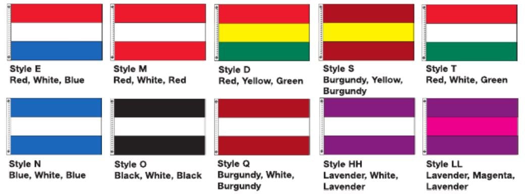 Multicolor File Flags Multicolor Flags/Banner/Signs