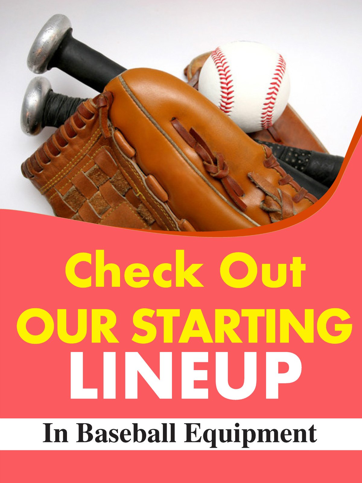 Check Out Our Starting Lineup In Baseball Equipment | Retail Window Di