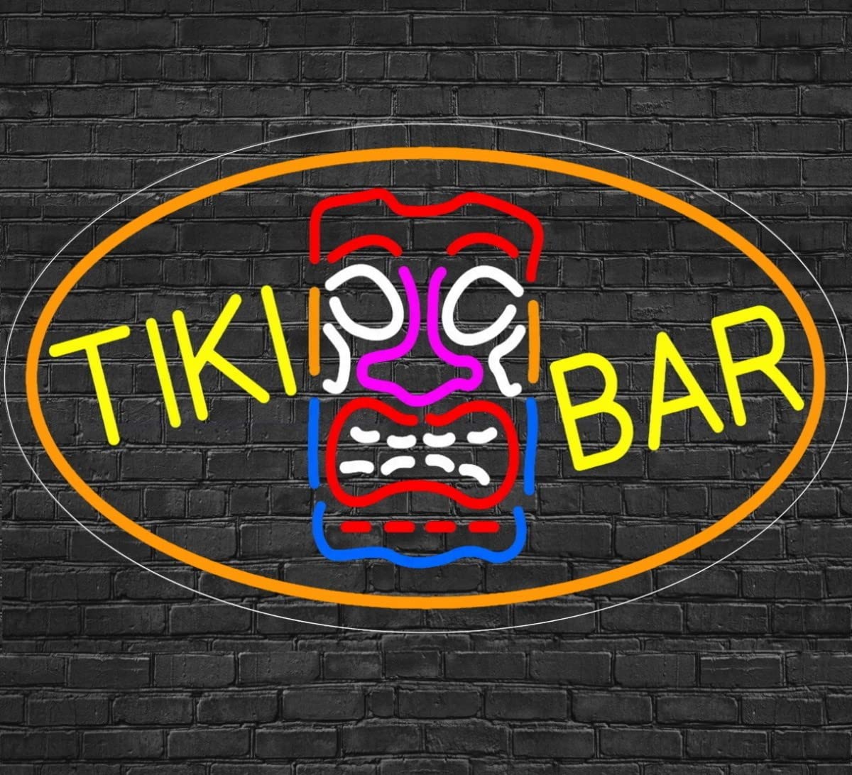 LED Flex Tiki Bar Neon Sign for Window/Wall Displays|Advertising Elect