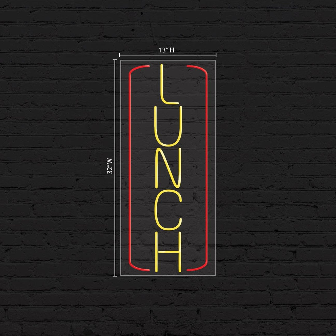 Lunch Express Signs Lunch Sign for Business Displays | LED Flex Neon | 13