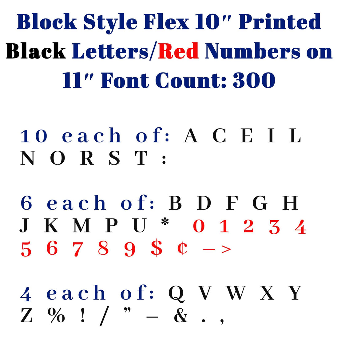 Block Letters Sign Example Flexible Outdoor Sign Letters Block Style | 10