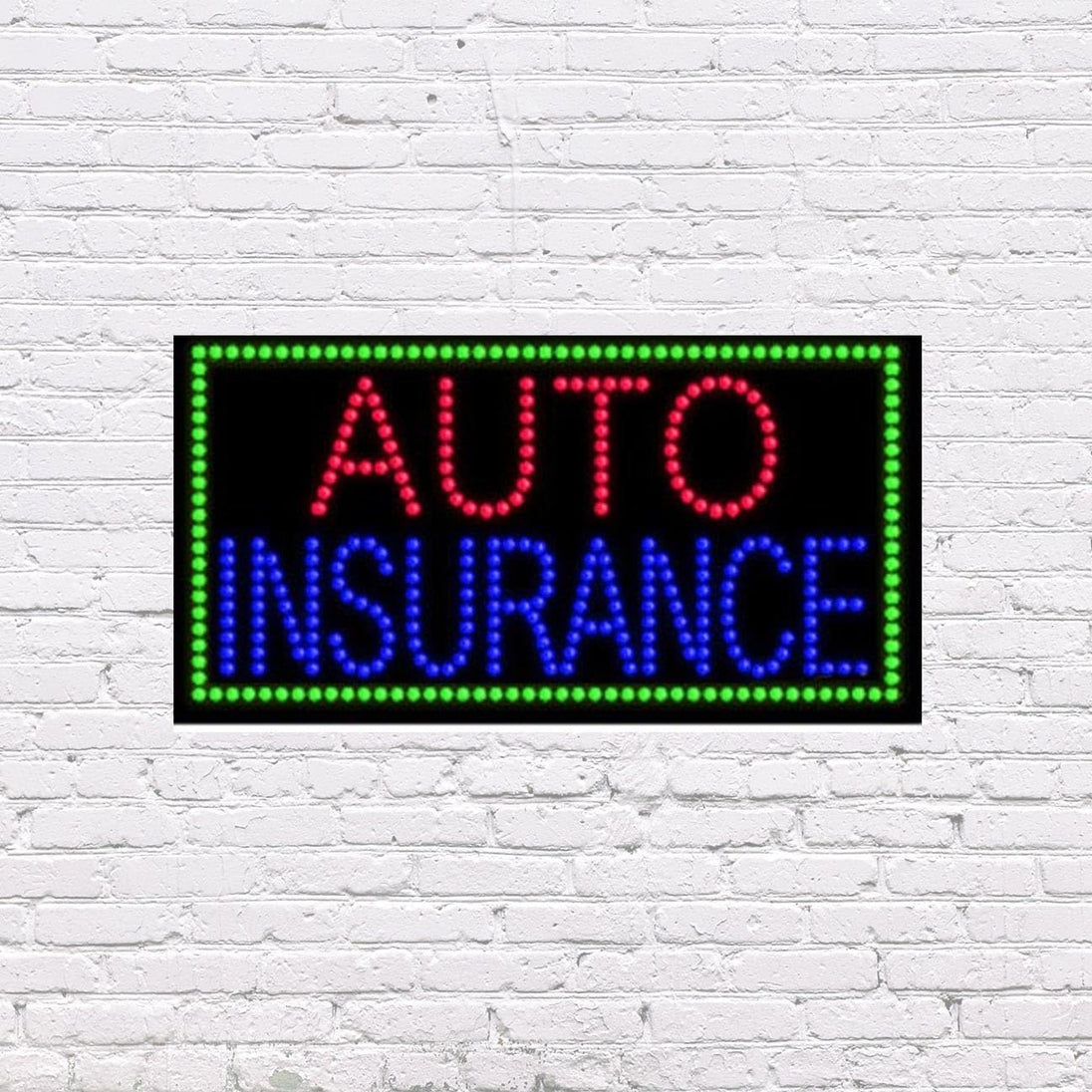 Led Insurance Sign LED Auto Insurance | Light-up Sign | 31