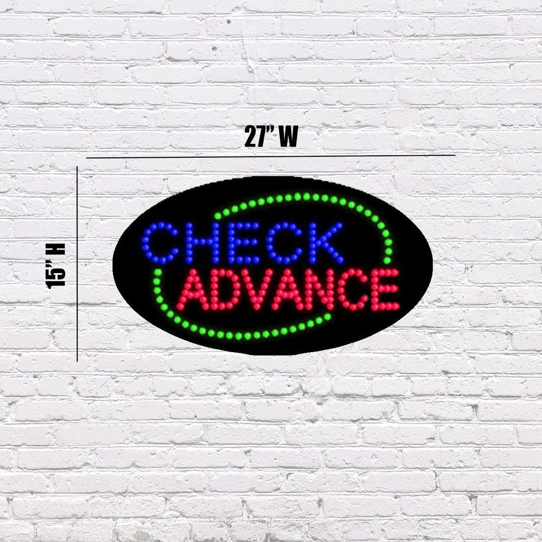 Led Check Box LED Check Advance | Light-up Sign | 15