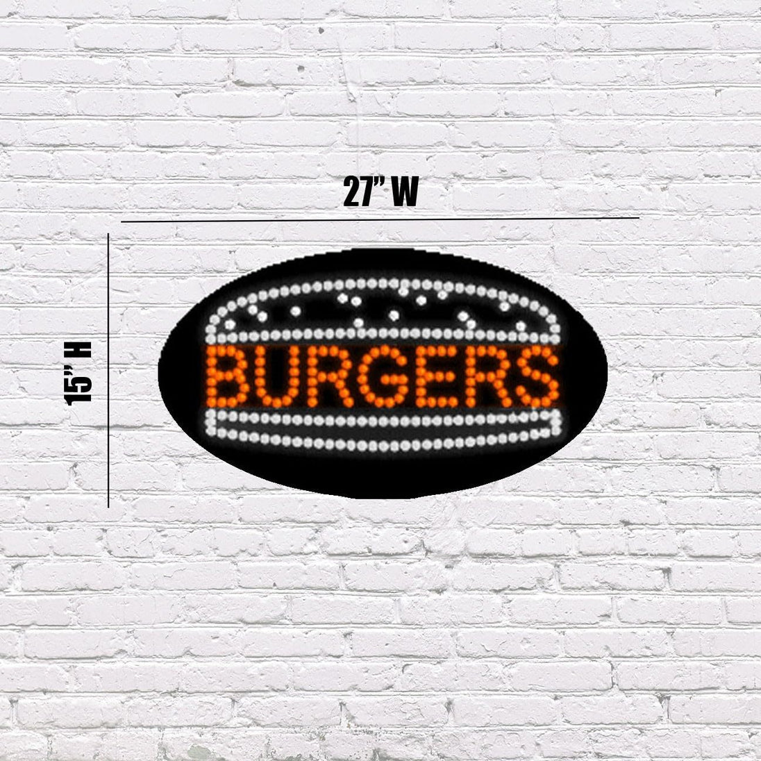 Whataburger Led Rope Light Sign LED Burgers | Light-up Sign | 15