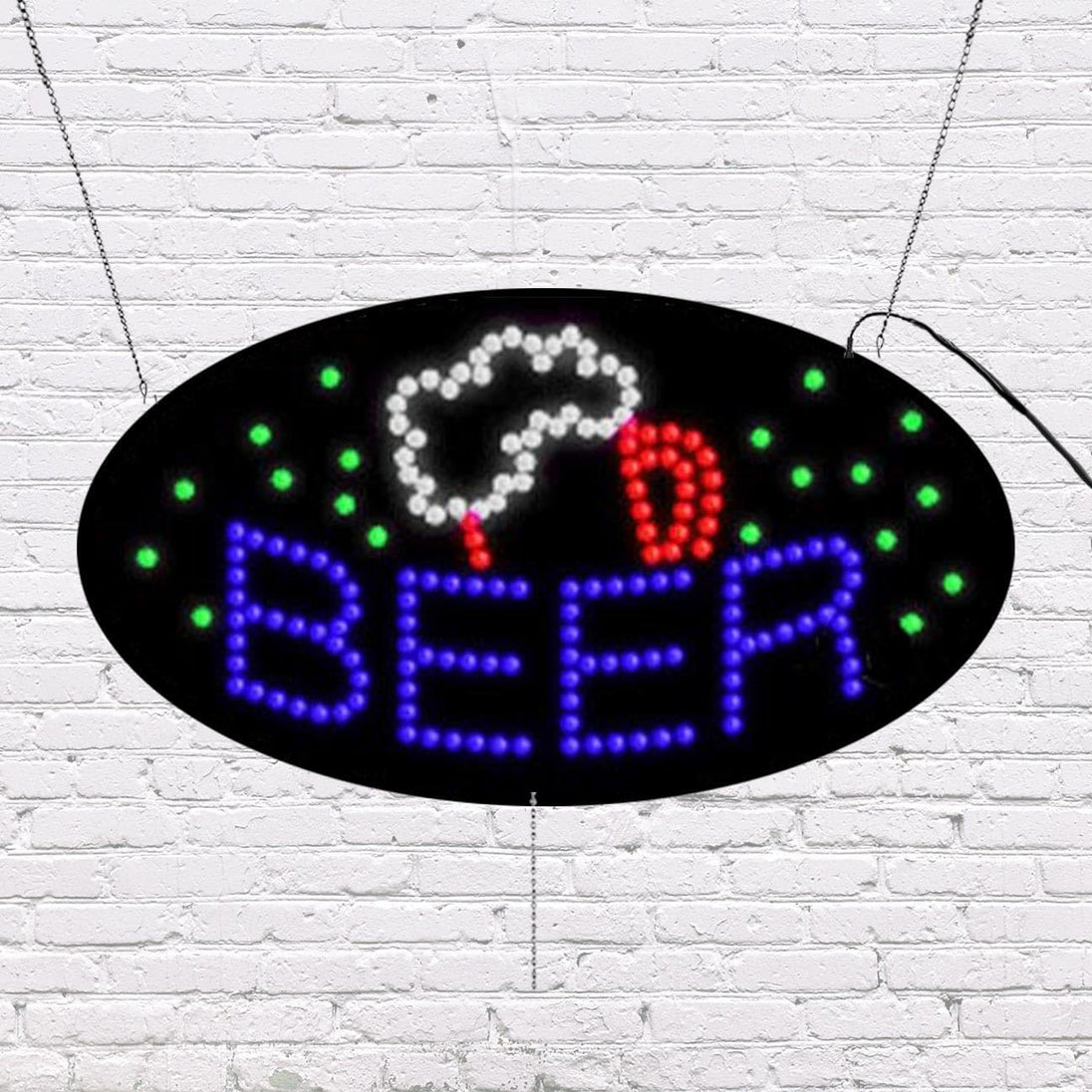 Beer Glass Led Sign LED Beer Sign | Light Up Sign | 15