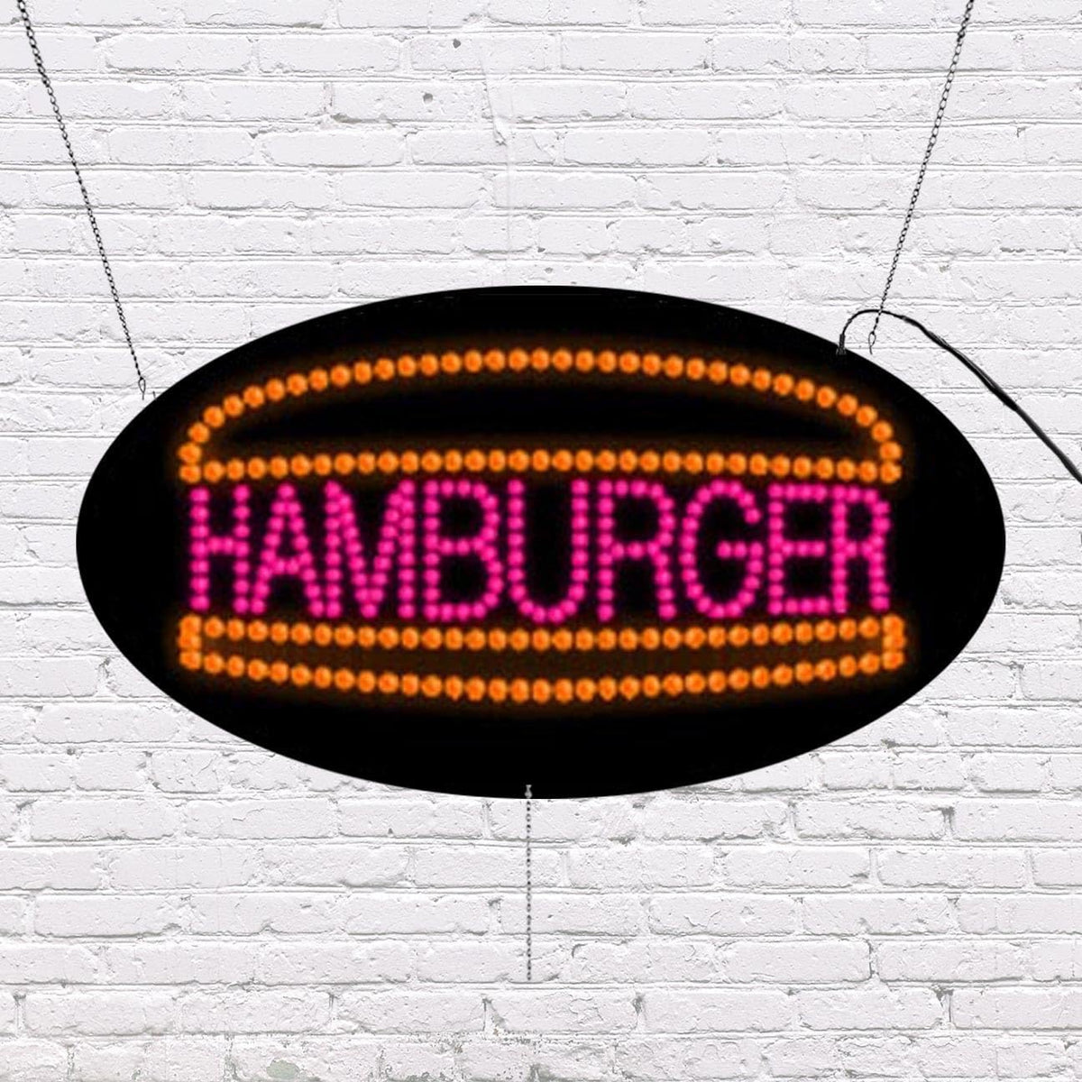 Whataburger Led Rope Light Sign LED Hamburger Sign | Light Up Sign | 15