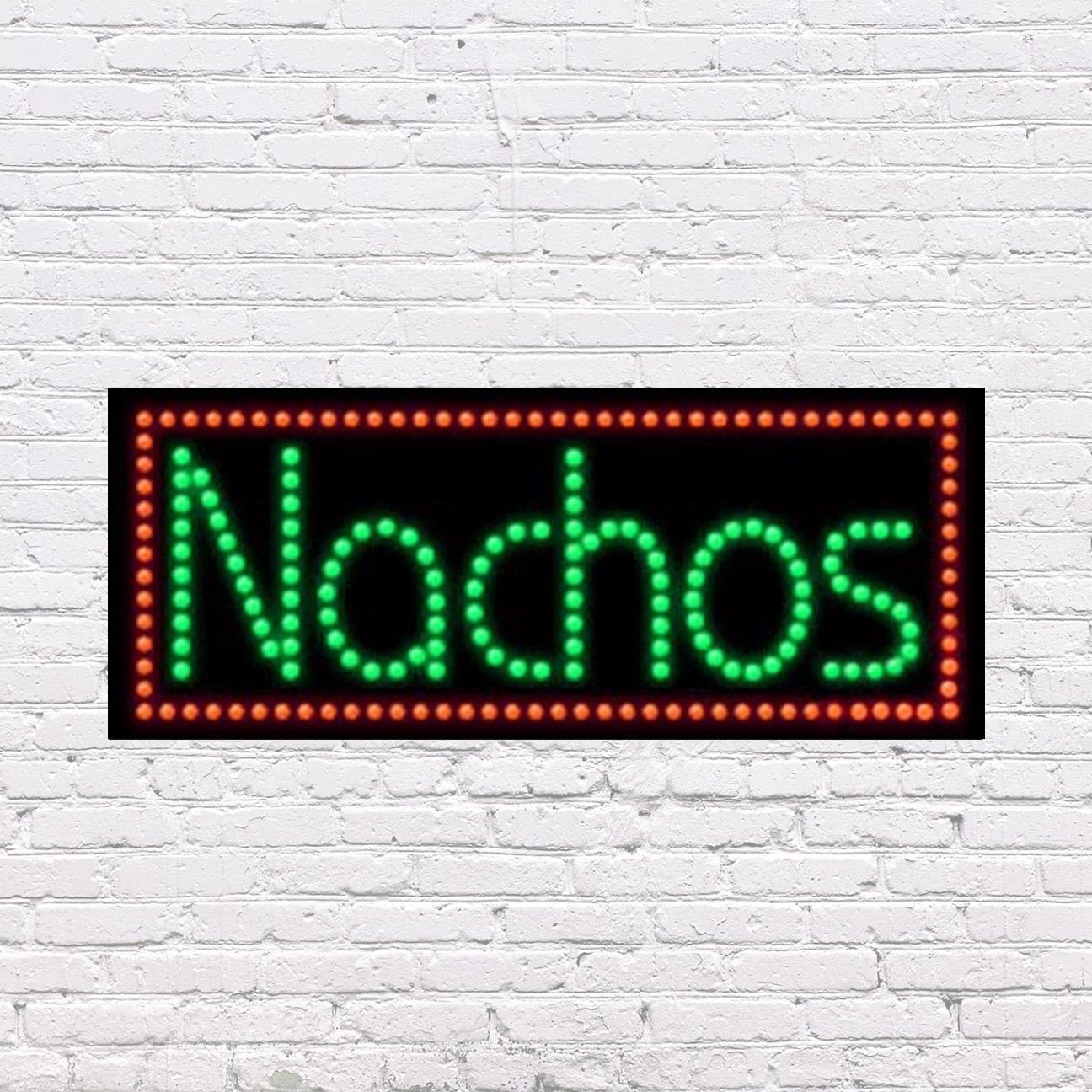 LED Nachos Sign | Light Up Sign | 11