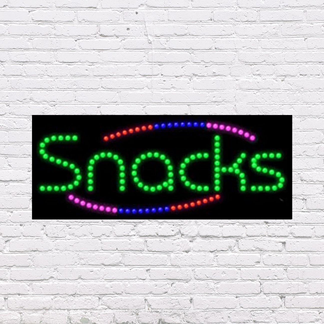Store Sign Snacks LED Snacks Sign | Light Up Sign | 11