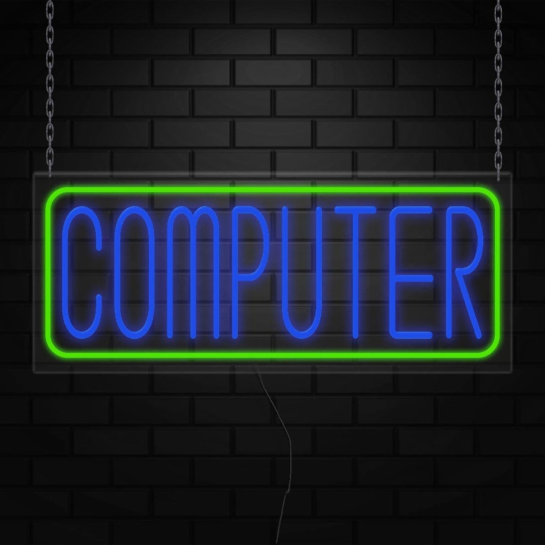Computer Neon Sign for Retail Displays | LED Flex Neon | 32