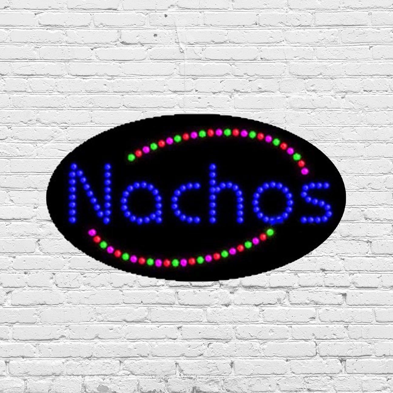 LED Nachos Sign for Retail Displays | Light Up Sign | 15