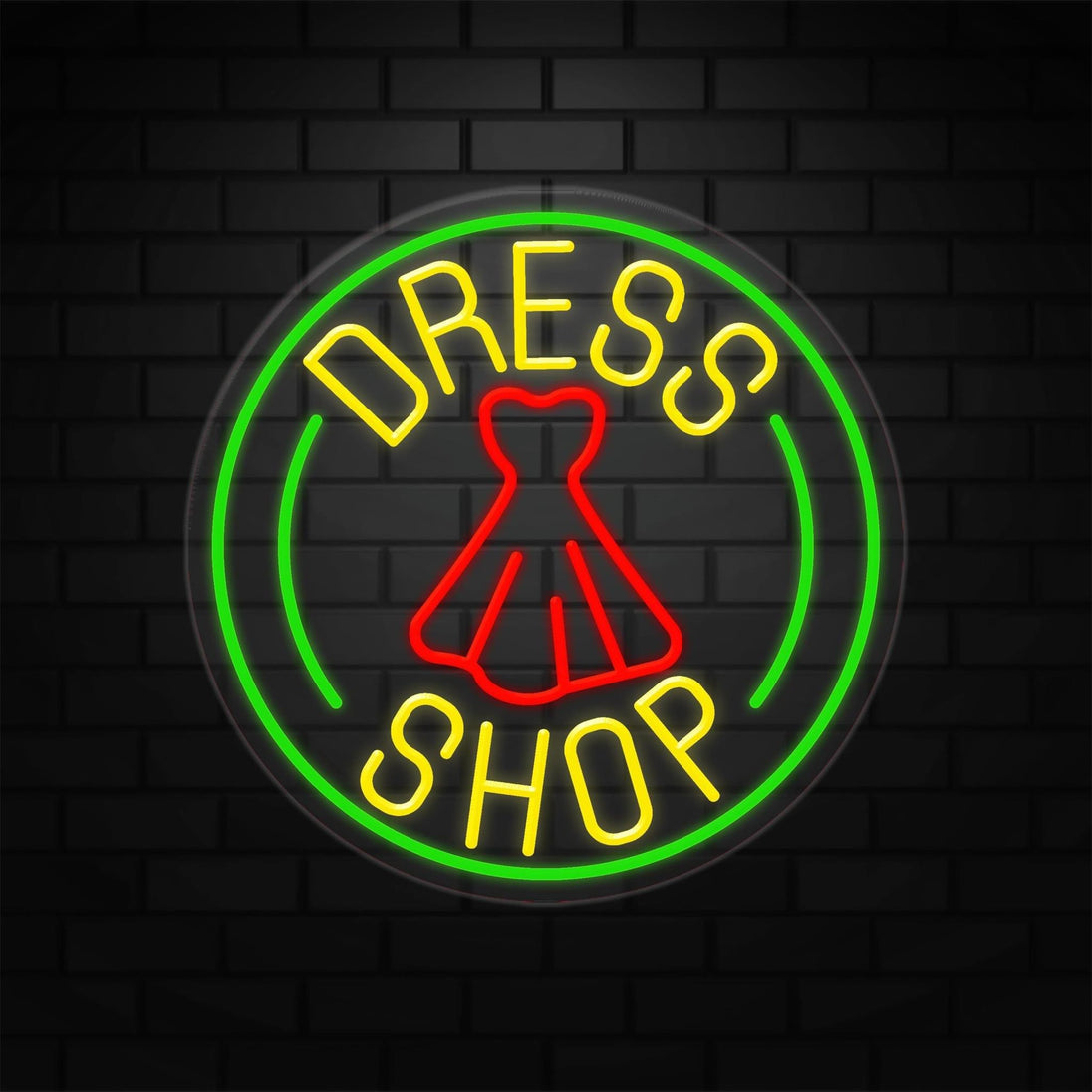 dress neon sign Dress Up Neon Signs Clothing Led Light