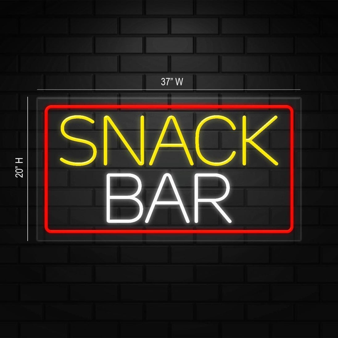 Snacks Sign Led Snack Bar Neon Sign for Retail Displays | LED Flex Neon | 37