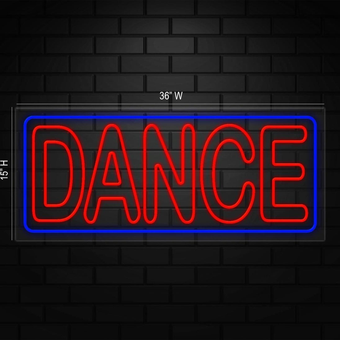 Dsnce Signs Dance Neon Sign for Retail Displays | LED Flex Neon | 36