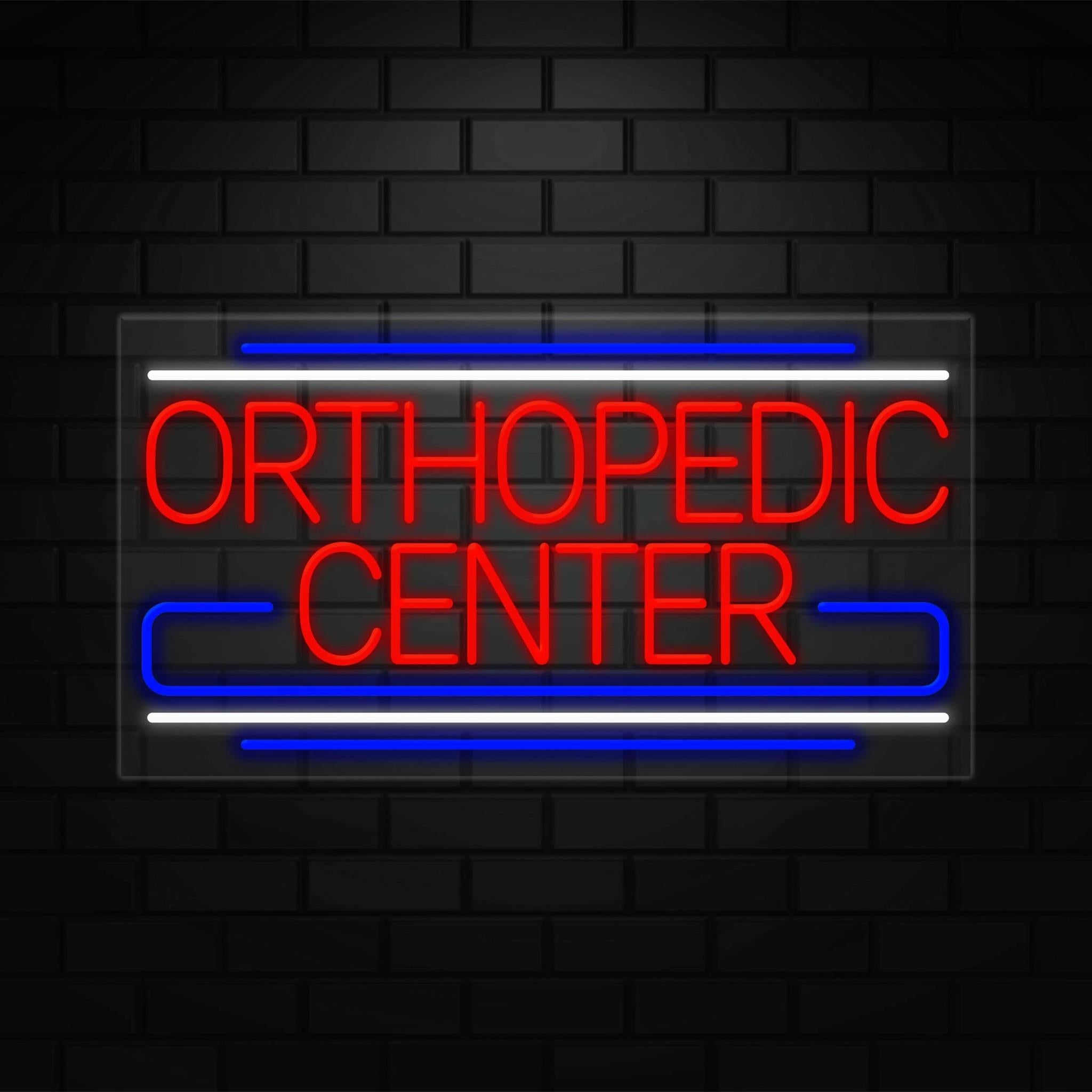 Orthopedic Center Sign for Retail Displays | LED Flex Neon | 37
