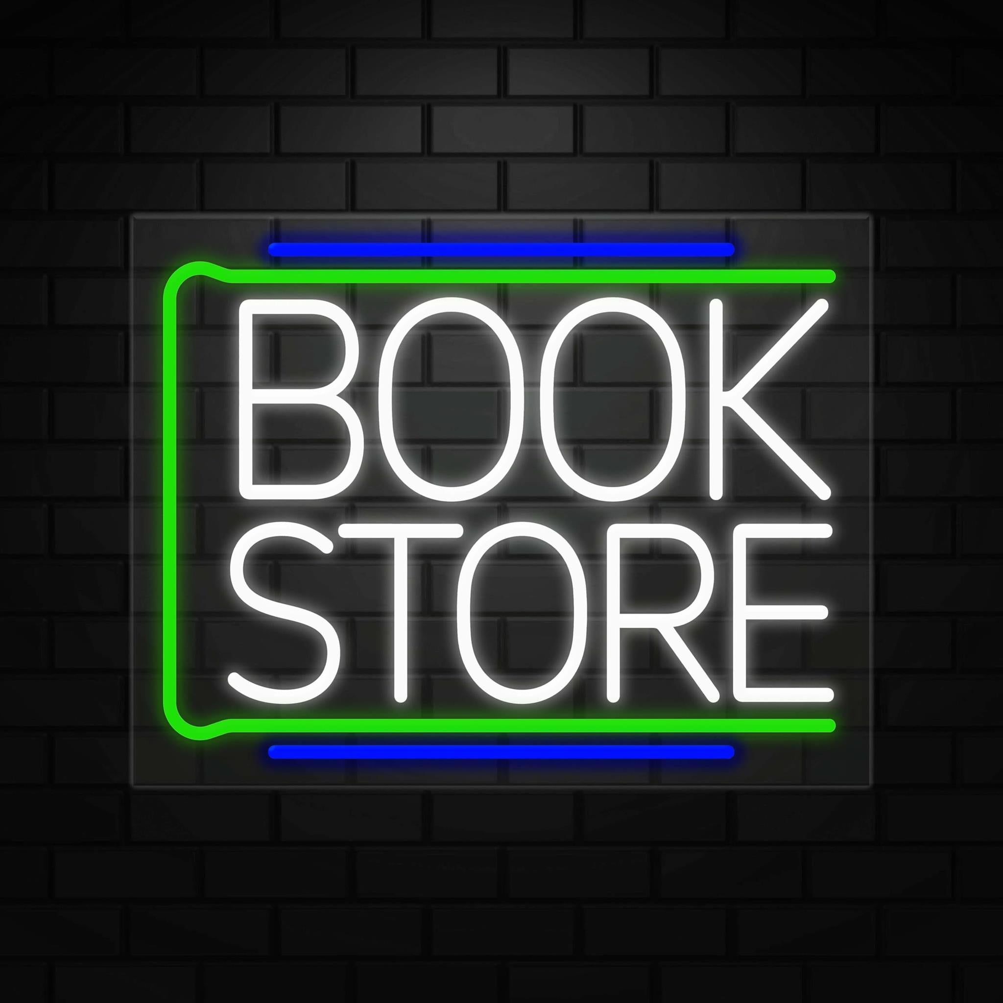 Book Store Neon Sign for Retail Displays | LED Flex Neon | 24