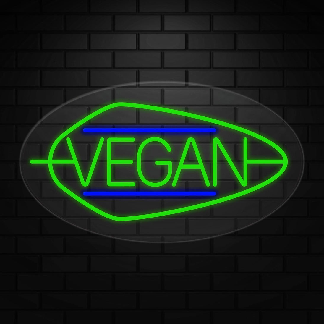 Vegan Table Sign Vegan Neon Sign for Retail Displays | LED Flex Neon | 30