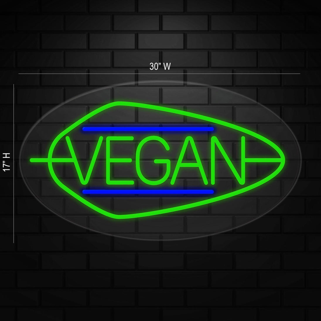 Veagan Sign Vegan Neon Sign for Retail Displays | LED Flex Neon | 30