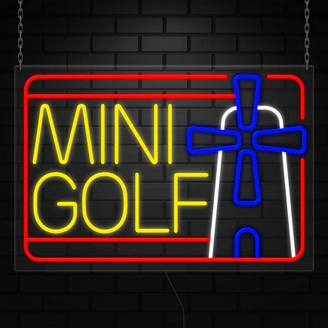 Mini Golf Sign Colorable Mini Golf Neon Sign for Retail Displays | LED Flex Neon | 36