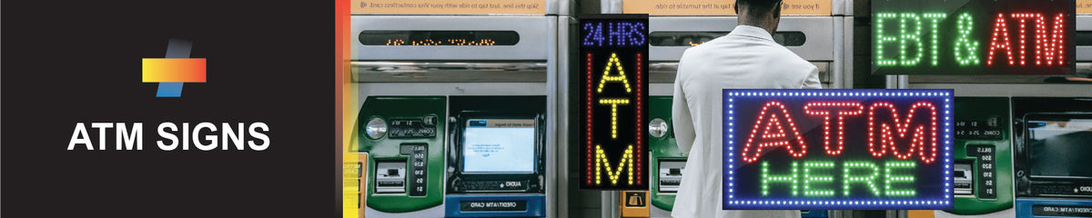 Atm Card Sign ATM Signs