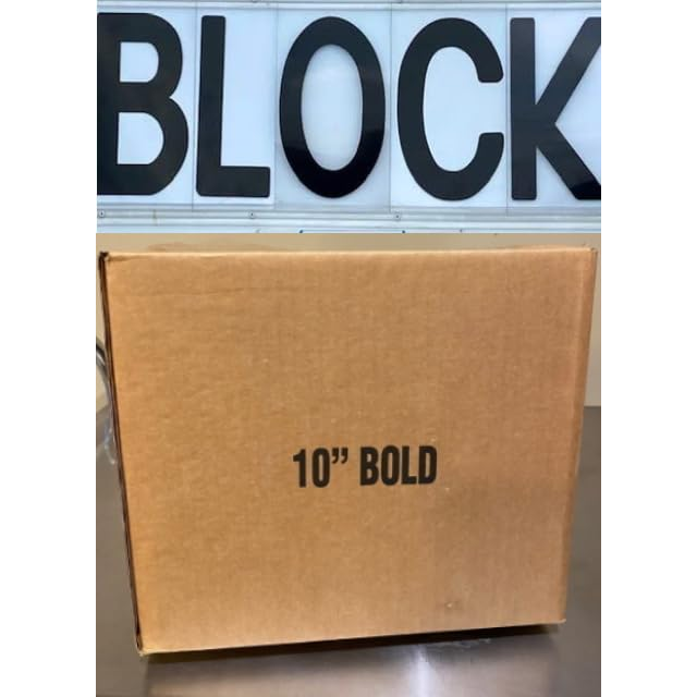 Flexible Outdoor Sign Letters Block Style | 10